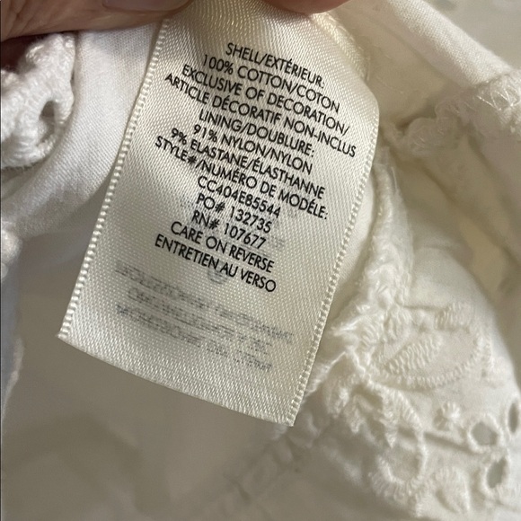 Alice + Olivia White Lace Mini Dress - Picture 7 of 10